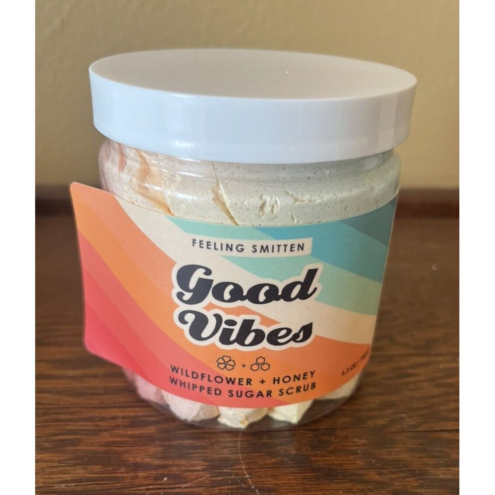 Wild Flower Honey Whipped Sugar Scrub 5.3 Oz New Sealed Body Exfoliator